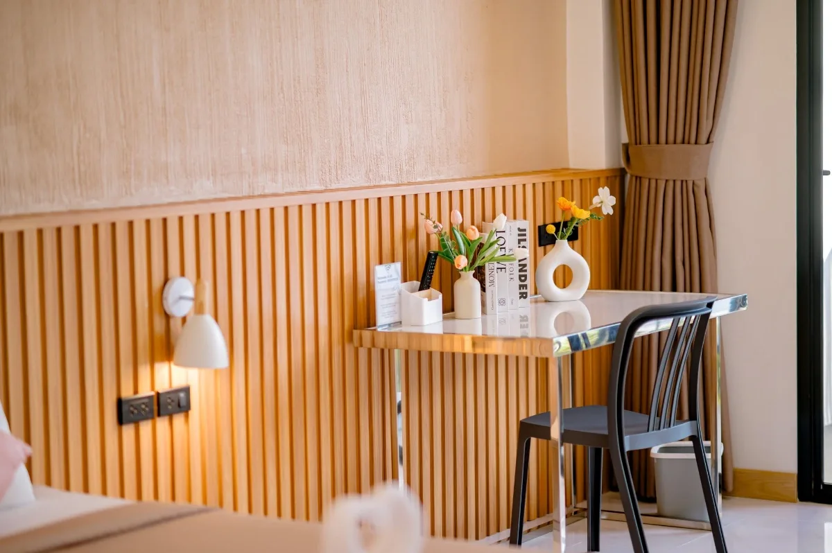 Transform Plain Room Walls with Style Using WPC Slats – The Perfect Solution for Dormitory Businesses, Beautiful, Cost-Effective, and Durable Enough for Repeat Customers! - image 3
