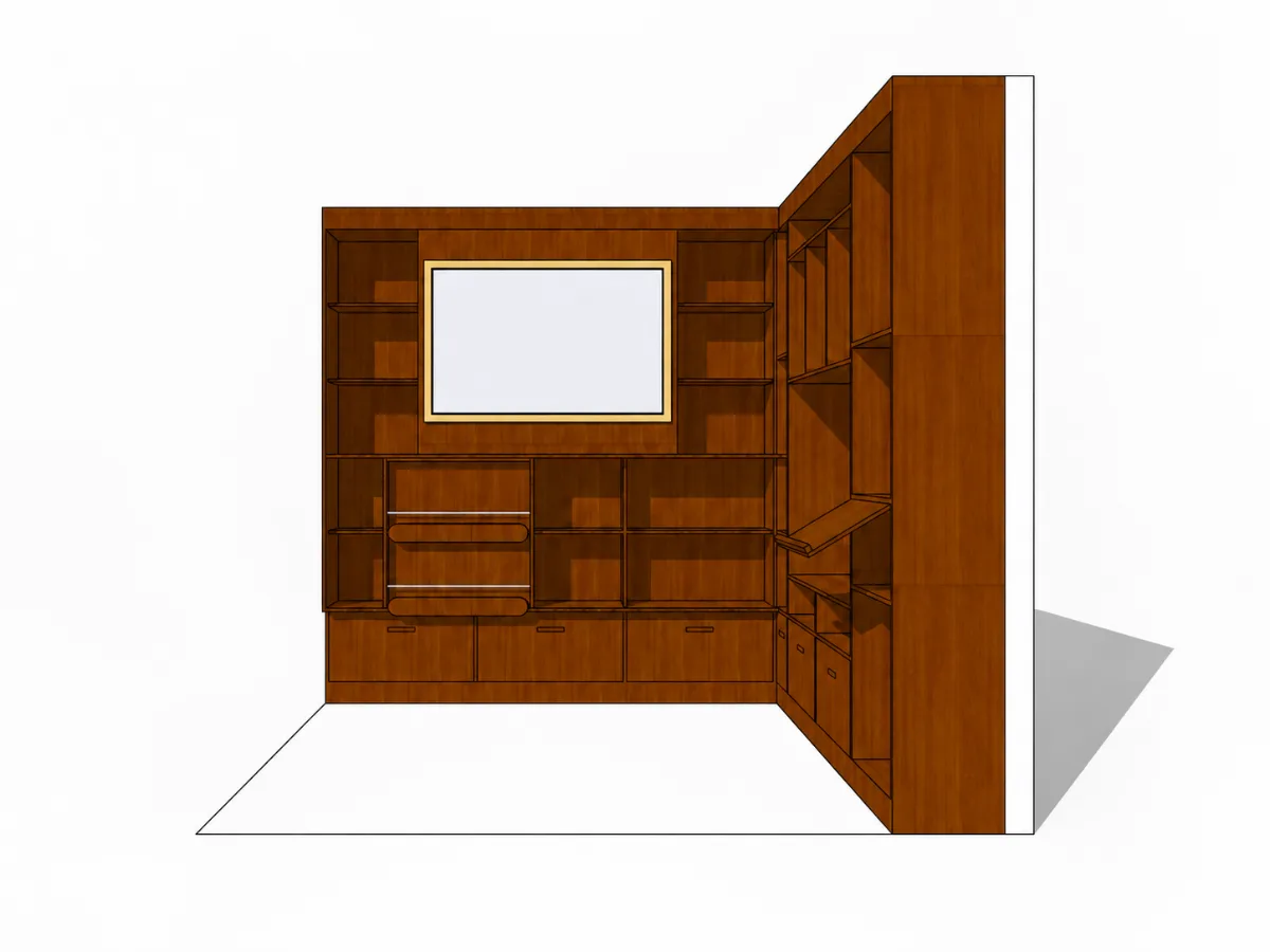 From the brief "Real wood on a tight budget" to the ultimate durability test "Submerged in floodwaters for 6 days" ... This rubber wood shelving unit proved it survived! - image 5